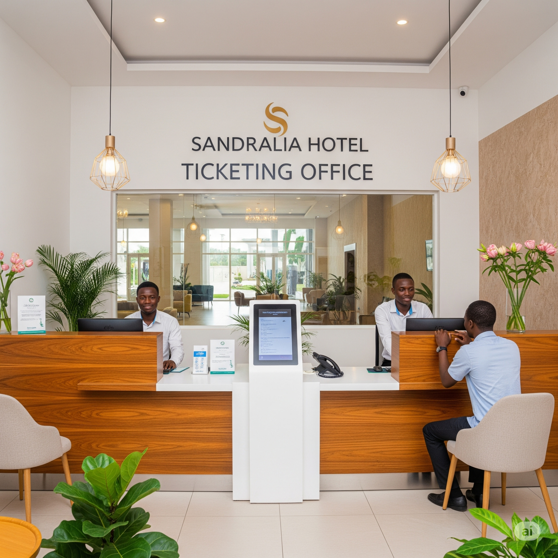 Your Seamless Journey Starts Here: The Ticketing Office at Sandralia Hotel, Abuja