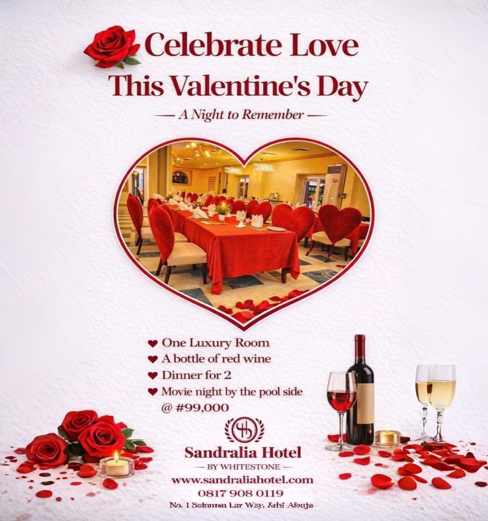 Celebrate Valentine’s Day in Luxury at Sandralia Hotel